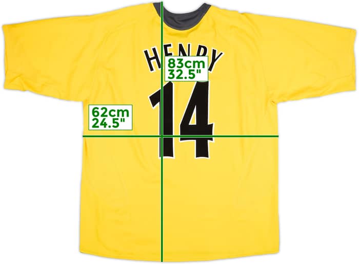 2005-06 Arsenal Away Shirt Henry #14 - 8/10 - (XXL)