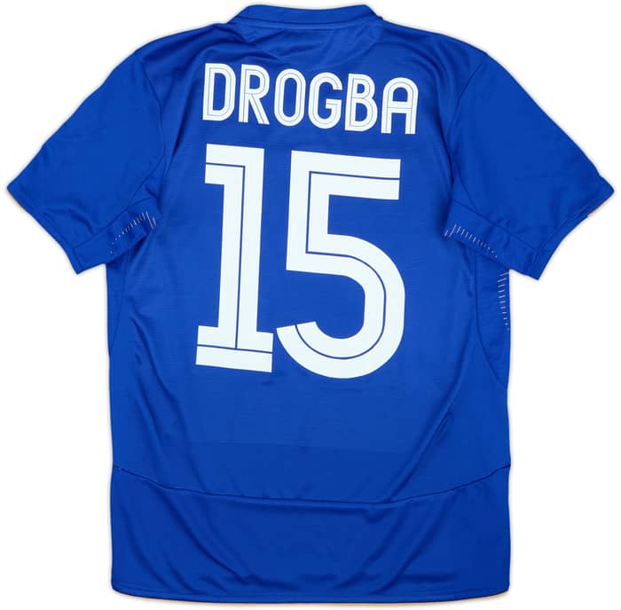 Camiseta de local centenario del Chelsea 2005-06 Drogba #15 - 8/10 - (XL.Niños)