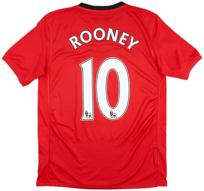 2009-10 Manchester United Home Shirt Rooney #10 - 6/10 - (XL.Boys)