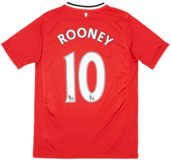 2011-12 Manchester United Home Shirt Rooney #10 (XL.Boys)