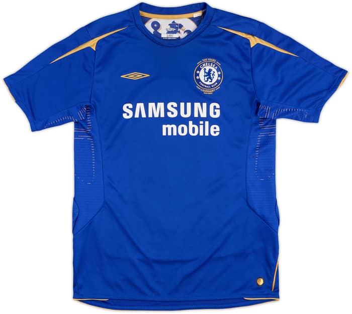 2005-06 Chelsea Centenary Home Shirt Lampard #8 - 8/10 - (XL.Boys)