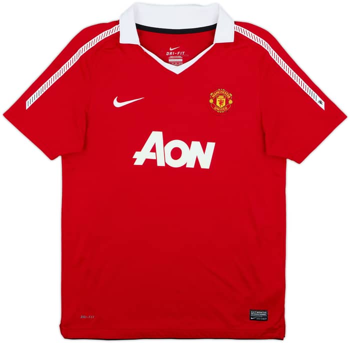 2010-11 Manchester United Home Shirt Rooney #10 - 8/10 - (XL.Boys)