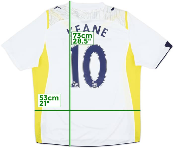 2009-10 Tottenham Home Shirt Keane #10 - 9/10 - (M)
