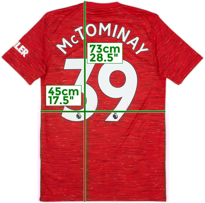 2020-21 Manchester United Home Shirt McTominay #39 - 9/10 - (S)