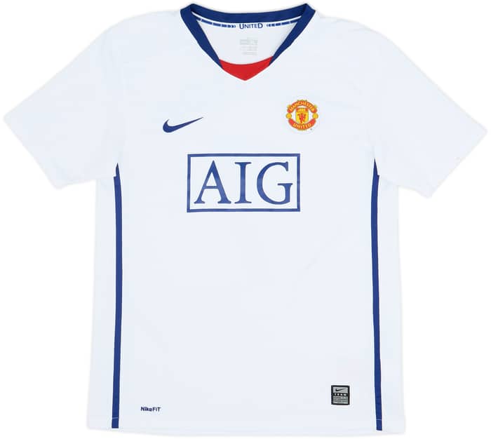 2008-10 Manchester United Away Shirt Ronaldo #7 - 9/10 - (XL.Boys)