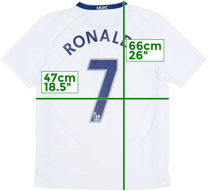 2008-10 Manchester United Away Shirt Ronaldo #7 - 6/10 - (XL.Boys)