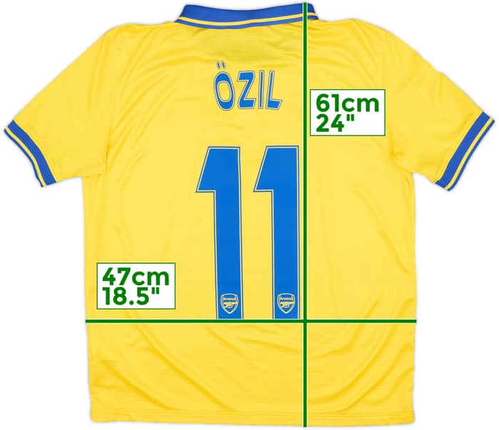 2013-14 Arsenal Away Shirt Ozil #11 - 8/10 - (XL.Boys)