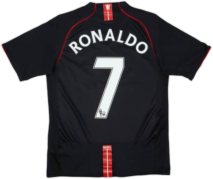 2007-08 Manchester United Away Shirt Ronaldo #7 - 7/10 - (XL.Boys)