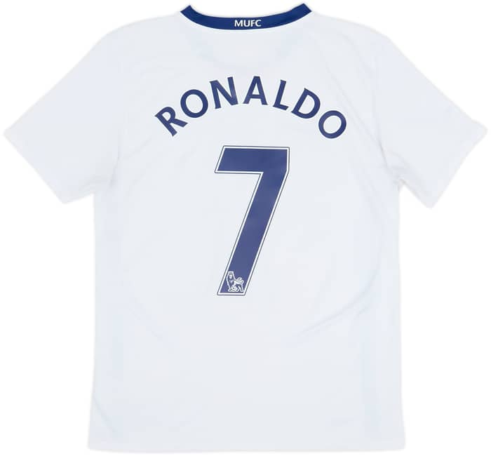 2008-10 Manchester United Away Shirt Ronaldo #7 - 7/10 - (XL.Boys)