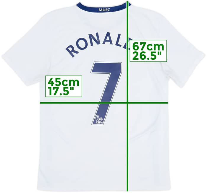 2008-10 Manchester United Away Shirt Ronaldo #7 - 7/10 - (XL.Boys)