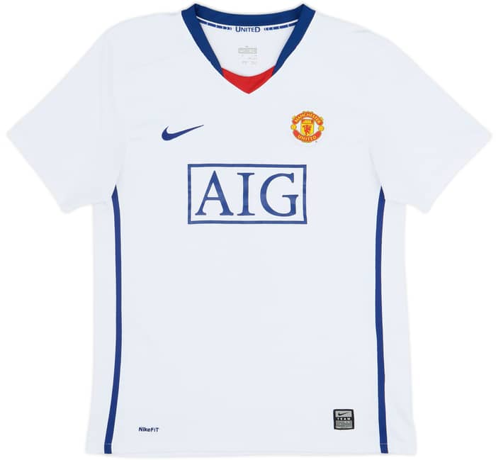 2008-10 Manchester United Away Shirt Ronaldo #7 - 8/10 - (XL.Boys)