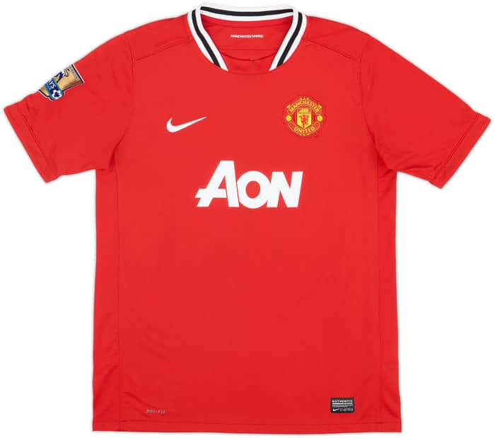 2011-12 Manchester United Home Shirt Rooney #10 - 9/10 - (XL.Boys)