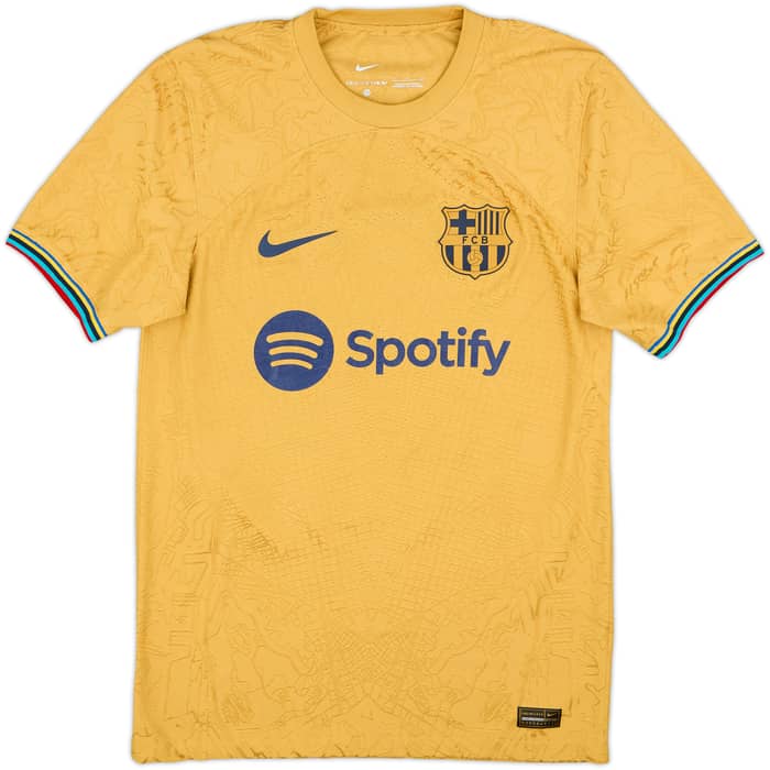 2022-23 Barcelona Authentic Away Shirt Lewandowski #9 - 8/10 - (S)