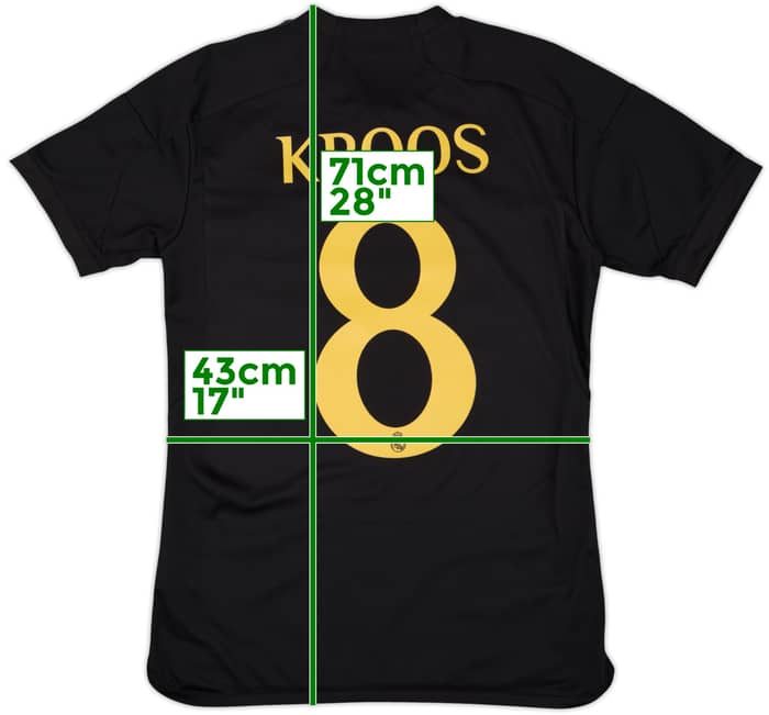 2023-24 Real Madrid Third Shirt Kroos #8 - 10/10 - (S)