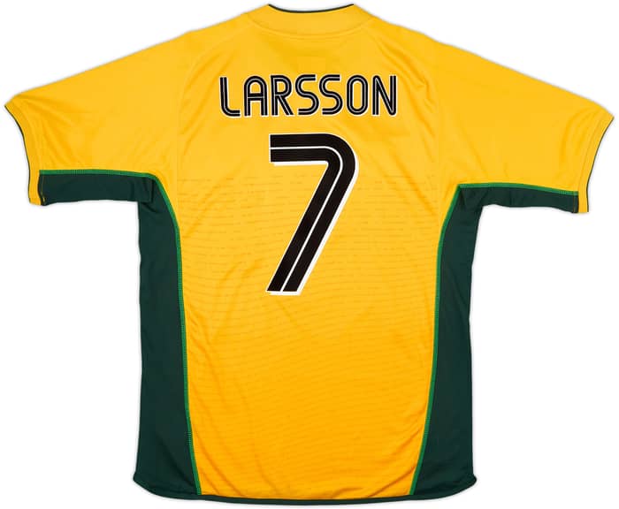 2002-03 Celtic Away Shirt Larsson #7 - 9/10 - (M)