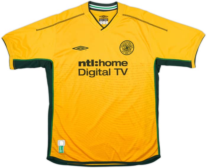 2002-03 Celtic Away Shirt Larsson #7 - 9/10 - (M)