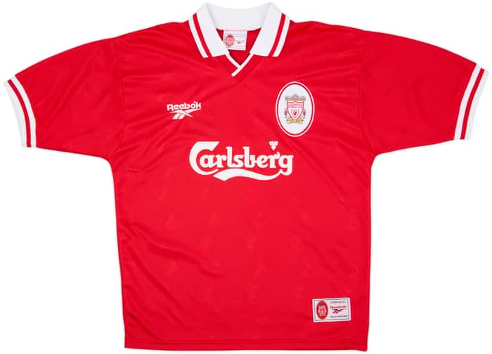 1996-98 Liverpool Home Shirt McManaman #7 - 8/10 - (M)