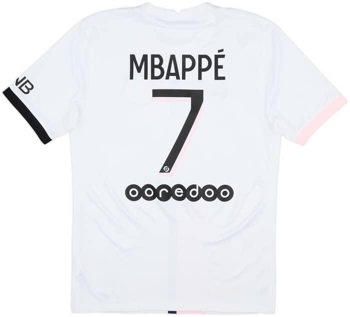 2021-22 Paris Saint-Germain Away Shirt Mbappe #7 - 6/10 - (S)