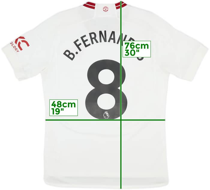 2023-24 Manchester United Third Shirt B.Fernandes #8 - 8/10 - (M)