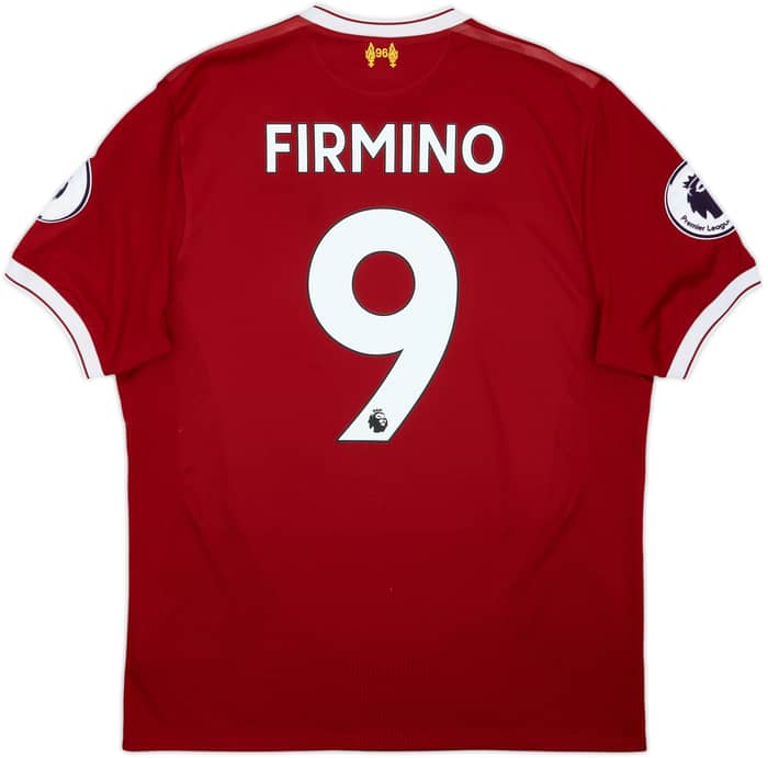 2017-18 Liverpool 125 Years Home Shirt Firmino #9 - 8/10 - (M)