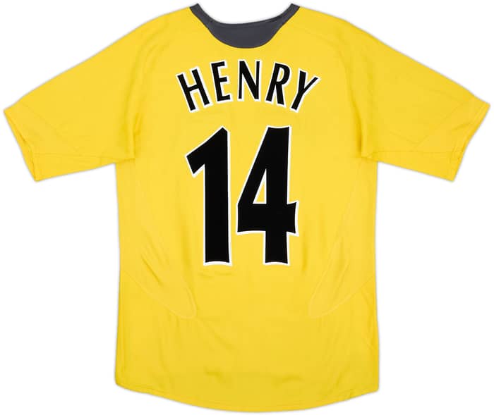 Camiseta de visitante del Arsenal 2005-06 Henry #14 - 7/10 - (XL.Niños)
