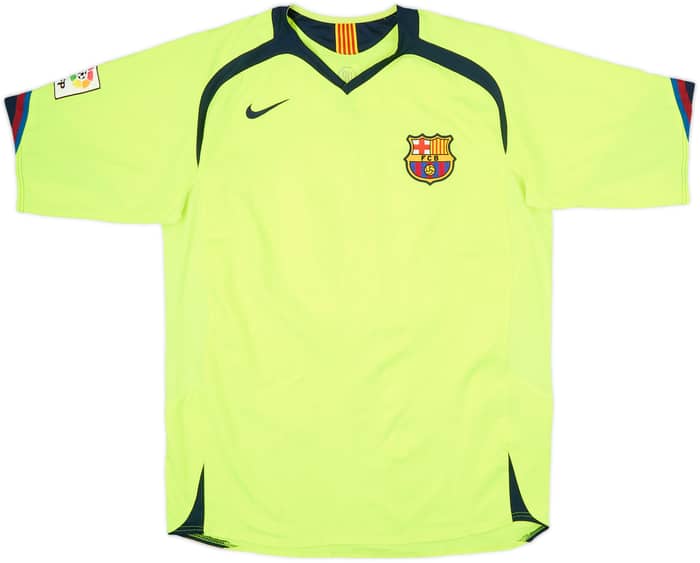 2005-06 Barcelona Away Shirt Ronaldinho #10 - 8/10 - (L)