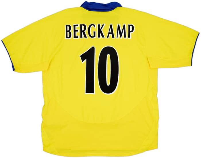 2003-05 Arsenal Away Shirt Bergkamp #10 - 8/10 - (XL)