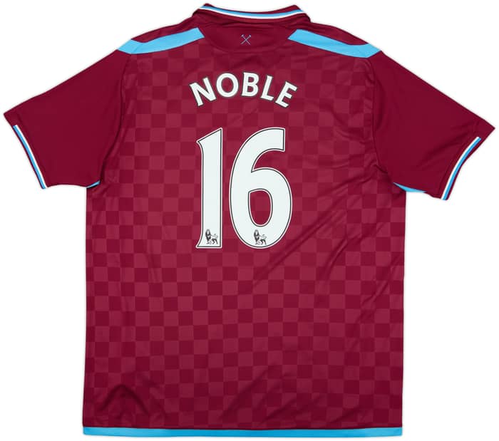 2009-10 West Ham Home Shirt Noble #16 - 7/10 - (XL)