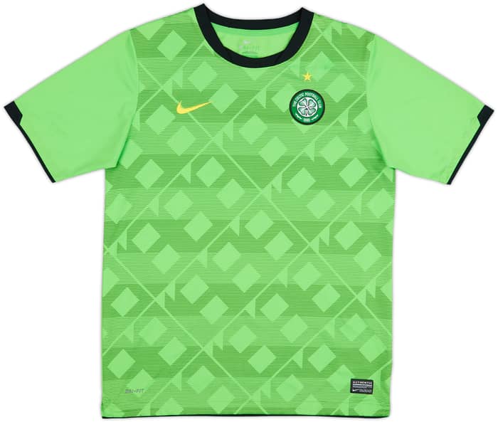 2010-11 Celtic Away Shirt Brown #8 - 9/10 - (XL.Boys)