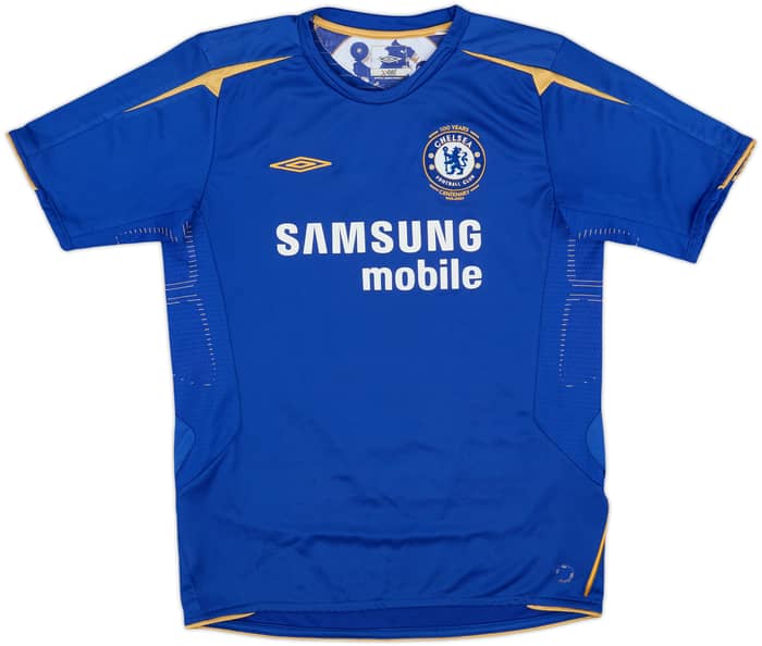 2005-06 Chelsea Centenary Home Shirt Lampard #8 - 6/10 - (XL.Boys)