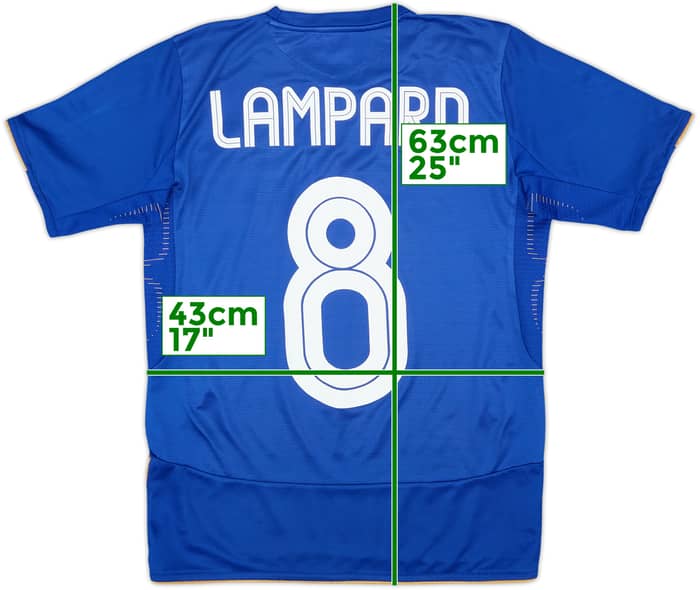 2005-06 Chelsea Centenary Home Shirt Lampard #8 - 6/10 - (XL.Boys)