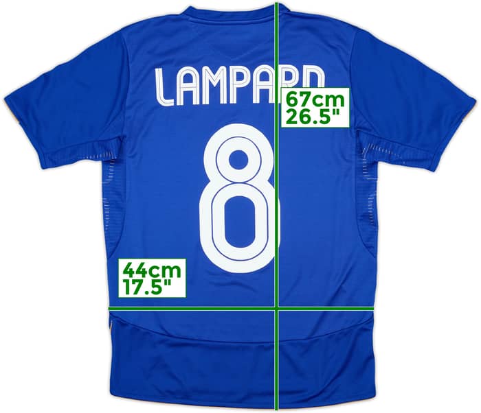 2005-06 Chelsea Centenary Home Shirt Lampard #8 - 10/10 - (XL.Boys)