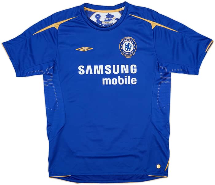 2005-06 Chelsea Centenary Home Shirt Lampard #8 - 8/10 - (XL.Boys)