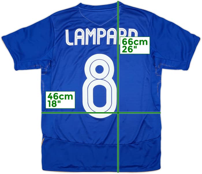2005-06 Chelsea Centenary Home Shirt Lampard #8 - 8/10 - (XL.Boys)