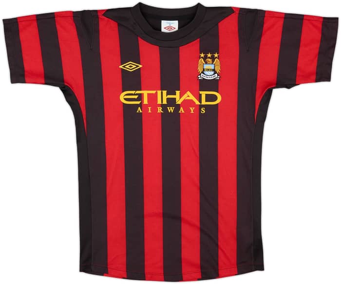 2011-12 Manchester City Away Shirt Kun Aguero #16 - 8/10 - (XL.Boys)