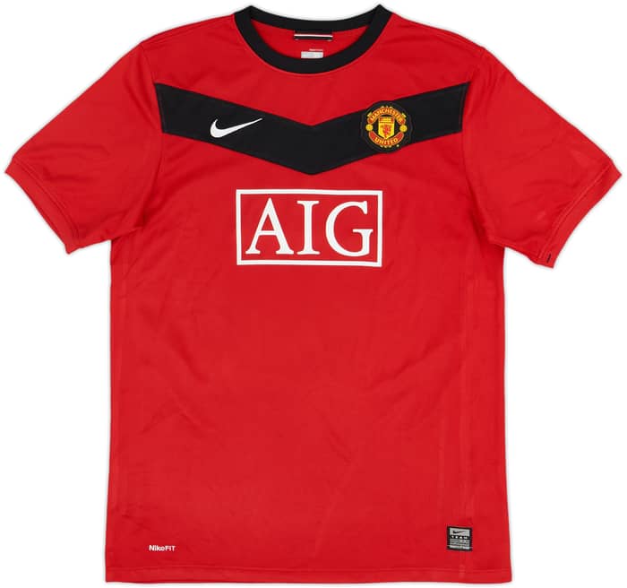 2009-10 Manchester United Home Shirt Rooney #10 - 8/10 - (XL.Boys)