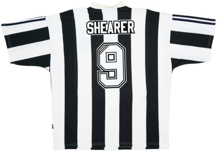 1995-97 Newcastle Home Shirt Shearer #9 - 8/10 - (XL)