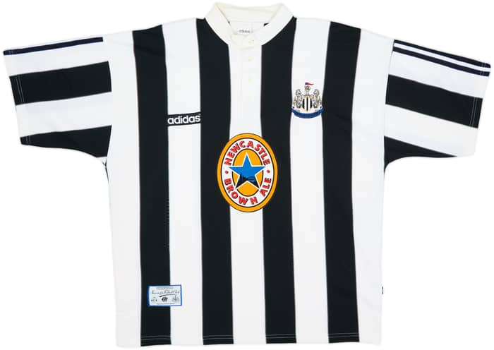 1995-97 Newcastle Home Shirt Shearer #9 - 8/10 - (XL)