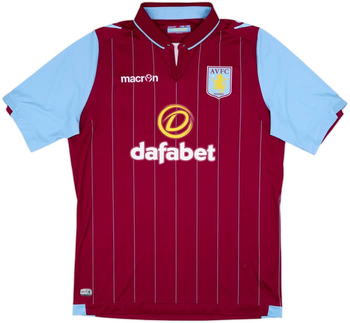 2014-15 Aston Villa Home Shirt Grealish #40 - 8/10 - (XL)