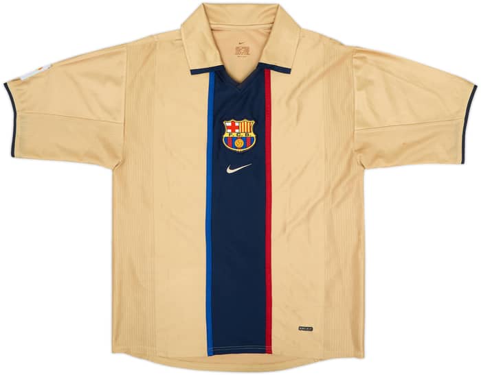 2001-03 Barcelona Away Shirt Rivaldo #10 - 8/10 - (S)