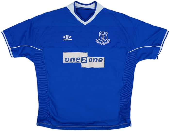 1999-00 Everton Home Shirt Campbell #9 - 6/10 - (XXL)