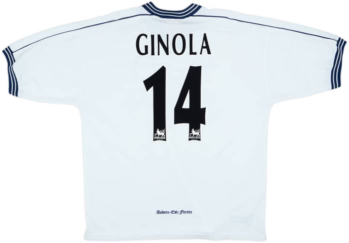 1997-99 Tottenham Home Shirt Ginola #14 - 6/10 - (XL)