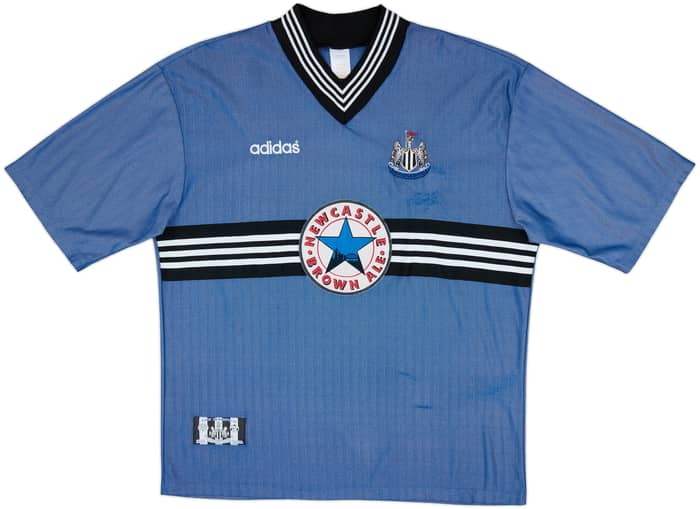 1996-97 Newcastle Away Shirt Shearer #9 - 7/10 - (XXL)