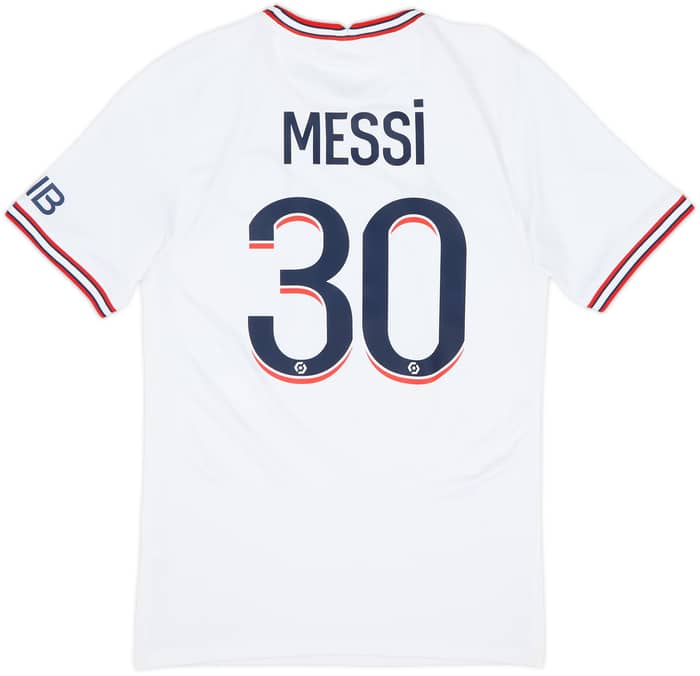2021-22 Paris Saint-Germain Fourth Shirt Messi #30 - 9/10 - (XS)
