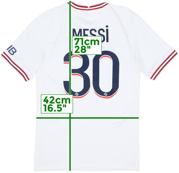 2021-22 Paris Saint-Germain Fourth Shirt Messi #30 - 9/10 - (XS)