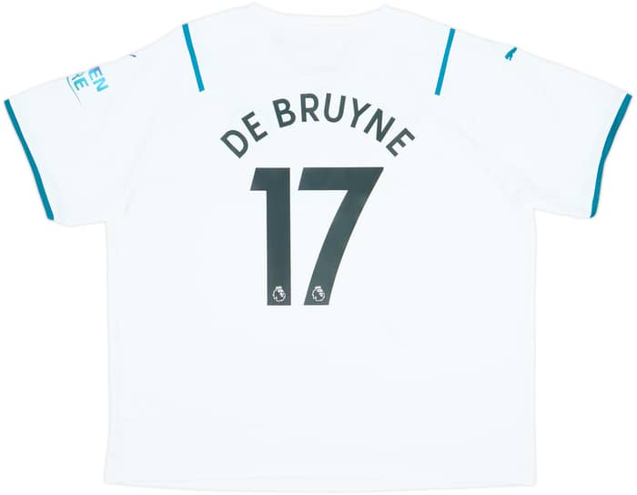 2021-22 Manchester City Away Shirt De Bruyne #17 (3XL)