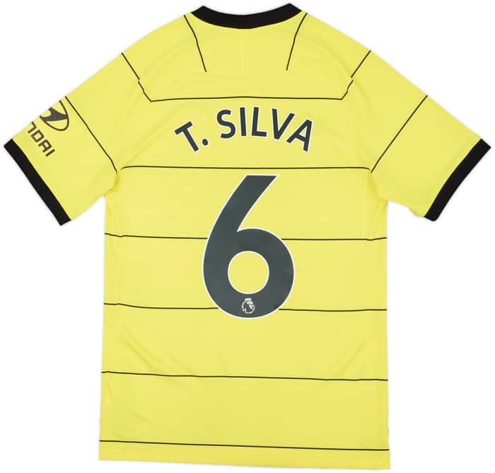 2021-22 Chelsea Away Shirt T.Silva #6 - 7/10 - (S)