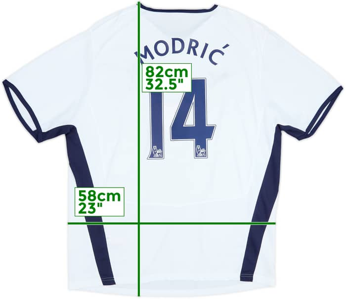 2008-09 Tottenham Home Shirt Modric #14 - 8/10 - (XL)