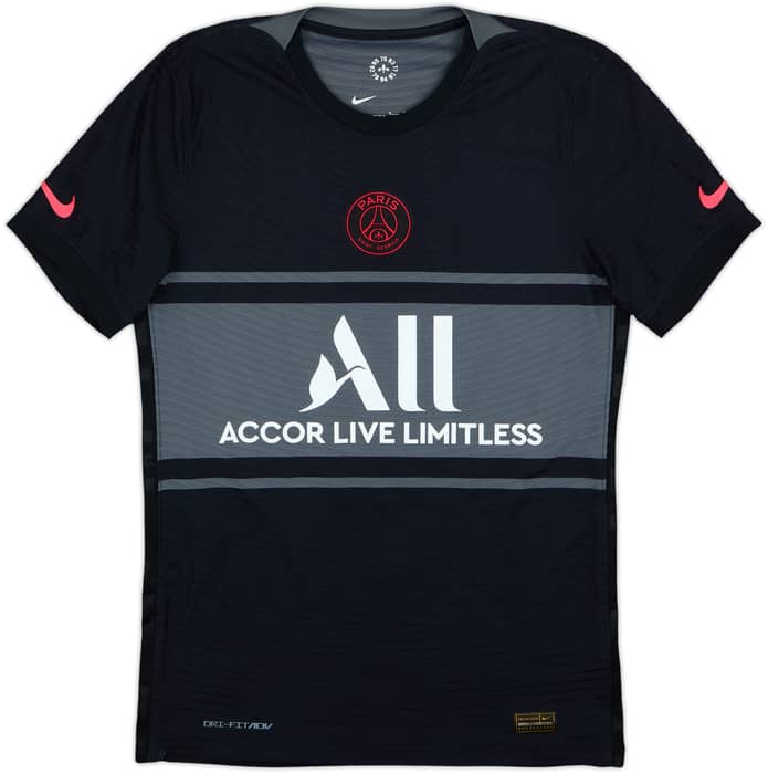 2021-22 Paris Saint-Germain Authentic Third Shirt Neymar Jr #10 - 8/10 - (S)