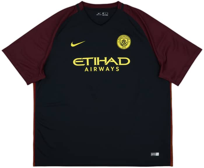 2016-17 Manchester City Away Shirt Silva #21 - 9/10 - (3XL)